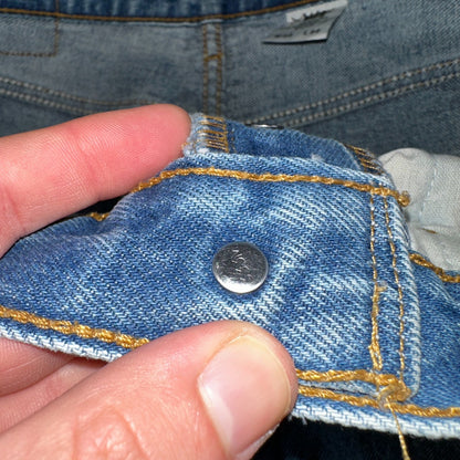 Levis 501 Vintage 90s XX Straight Leg Jeans Y2K Light Wash 33x34 Act 30x30