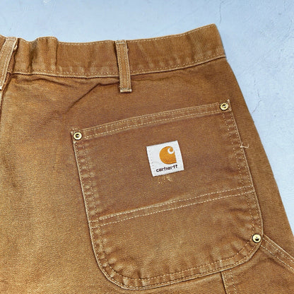 Carhartt VTG Double Knee Carpenter Pants USA B01 Brown Y2K 2014 Act 36x32