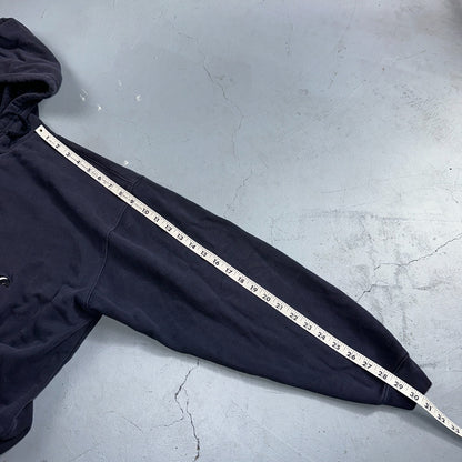 Vintage Warner Bros Studio Store Embroidered Looney Tunes Quarter Zip Hoodie M