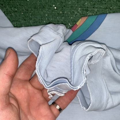 Nike Vintage T Shirt Mens L Rainbow Star Swoosh Pride Japan Geisha 80s LGBTQ