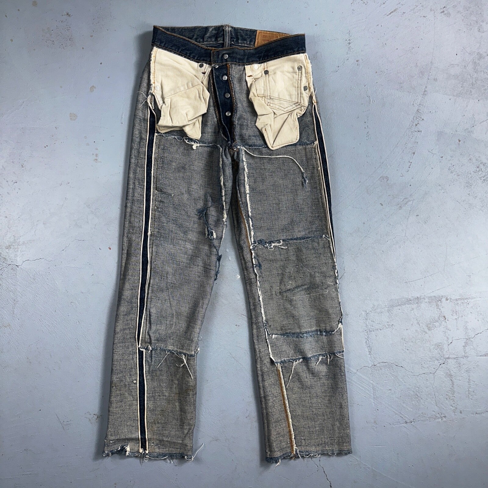 Levis 501 Big E Vintage 60s Redline Selvedge USA XX 1960s Jeans 66 Act 26x25