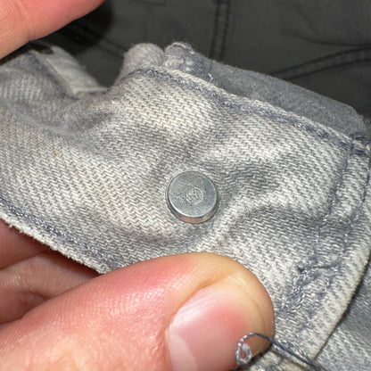 Levis 501 Vintage 80s USA XX Straight Leg Jeans Gray Acid Wash 31x32 Act 29x30