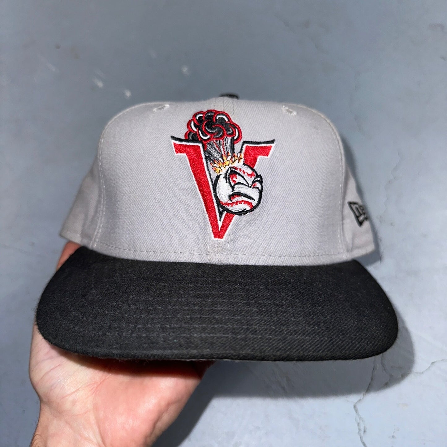 Vintage Salem Keizer Volcanoes New Era Snapback Hat MILB Minor League Baseball