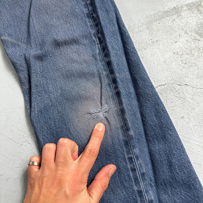 Levis 501 Vintage 80s Redline Selvedge USA XX Jeans Dyed Wash 28x36 Act 26x31