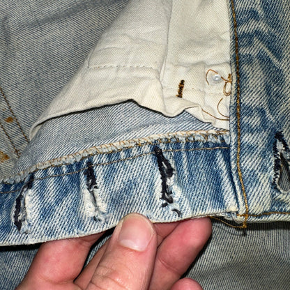 Levis 501 Vintage 80s Redline Selvedge USA XX Jeans Light Wash 1980s Act 28x29