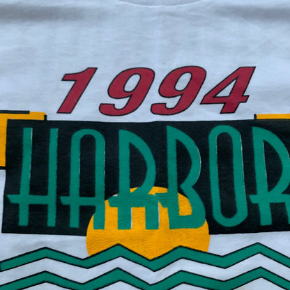 Harbor Fest Vintage T Shirt 1994 90s FOTL Blank Single Stitch Radio Sunset