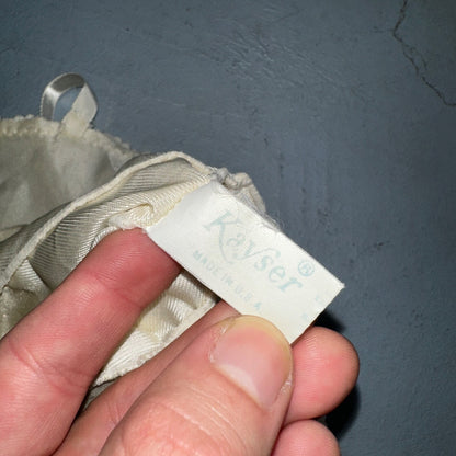 Vintage 1970s Kayser Lingerie Slip Dress Sleepwear Full Sweep Nightgown Lace 70s