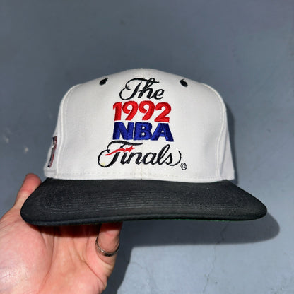 Vintage 1992 NBA Finals Hat Cap Sports Specialties The Twill Snapback Bulls