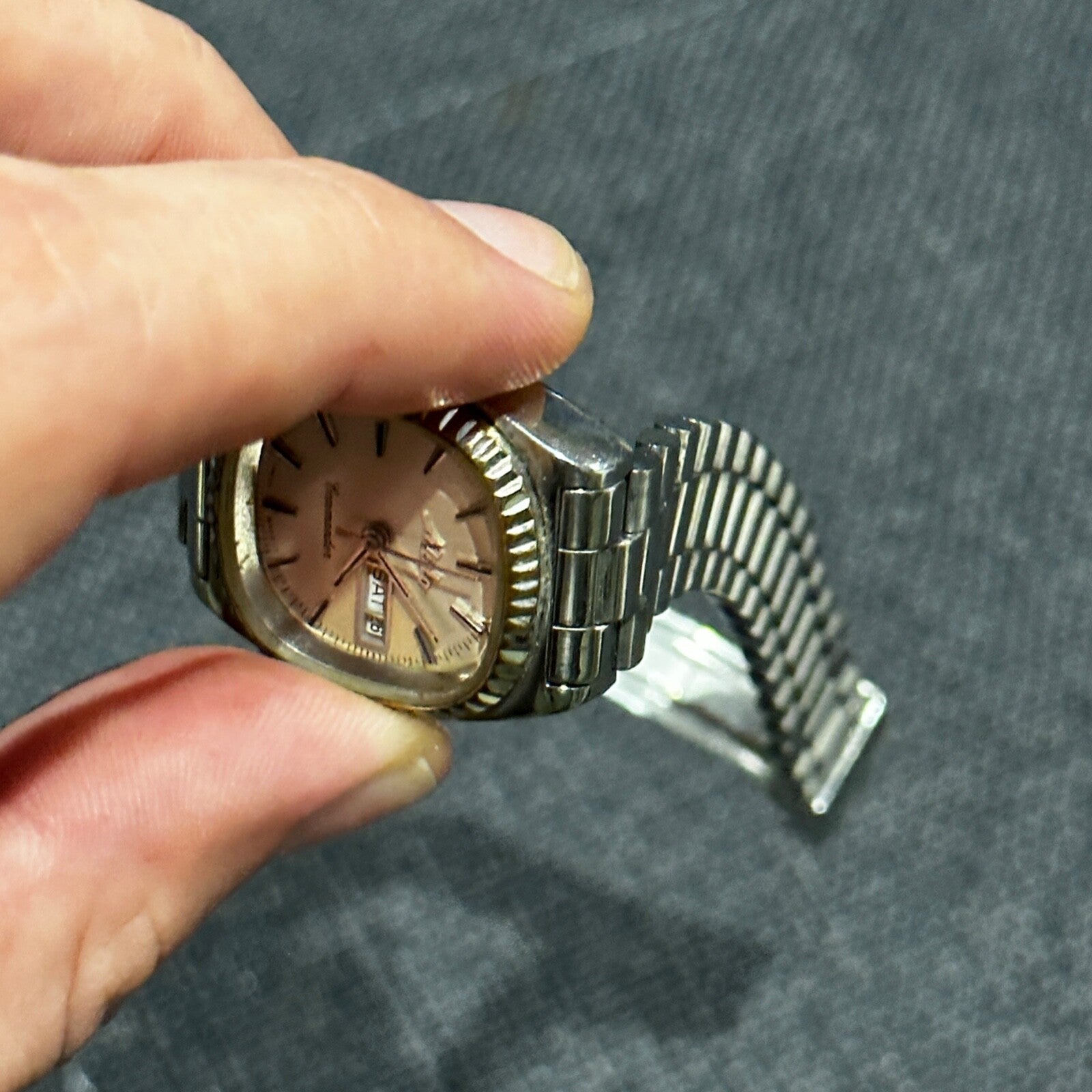 Mido Commander Automatic Silver Dial Stainless Steel Lady's Watch SWISS VINTAGE