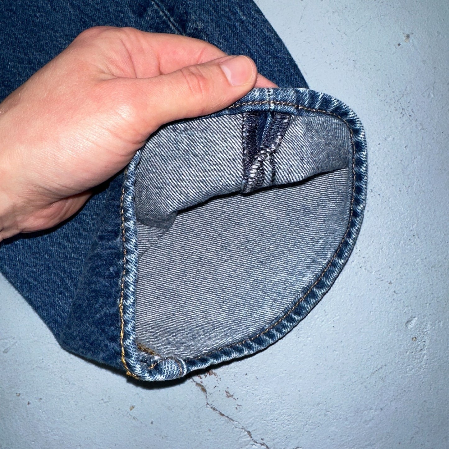 Levis 501 Y2K XX Straight Leg Jeans Blue VTG Med Wash 36x38 Act 33x33