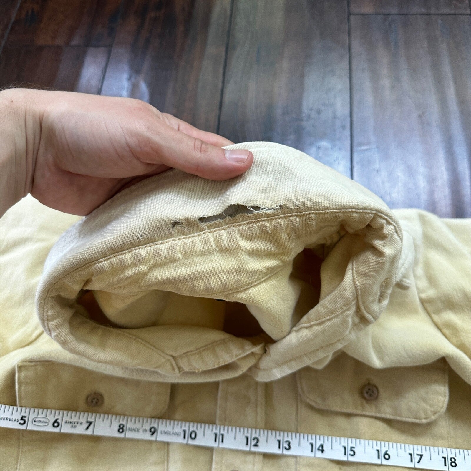 VTG 60s 70s Columbia Work Shirt Workwear Heavy Gorpcore Dadcore Camping Fishing