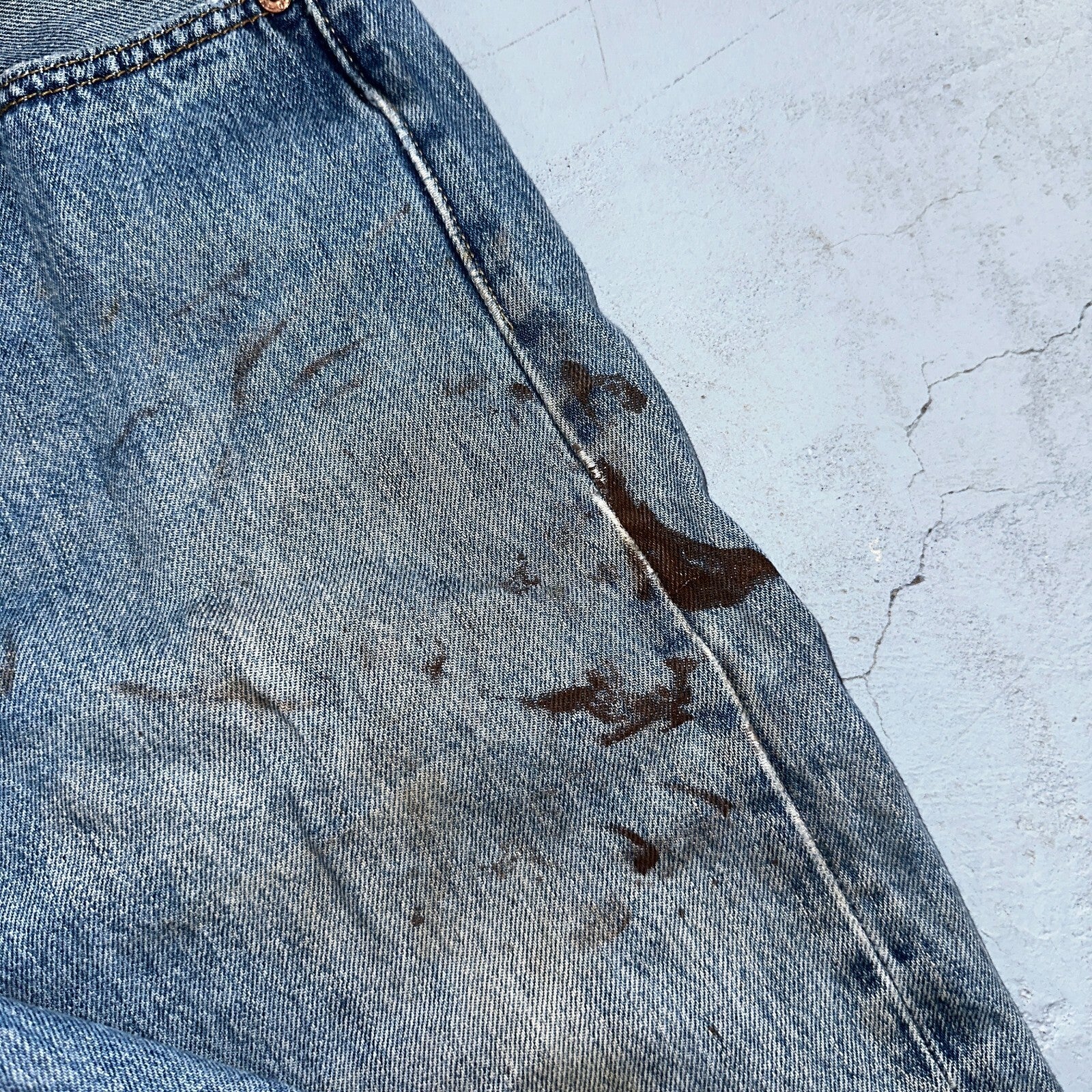 Levis 501 Vintage Y2K XX Straight Leg Jeans Blue Med Wash 34x30 Act 32x28