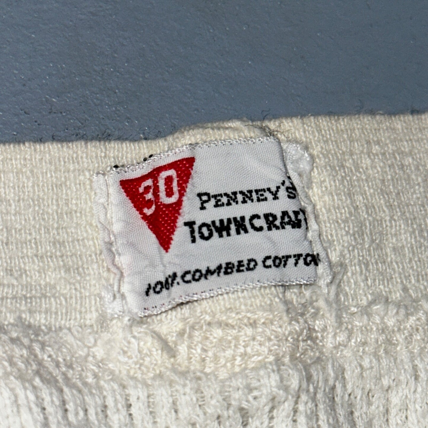 VTG J. C. Penny 100% Cotton Pants Thermal Underwear 30 1950s 1960s Rockabilly