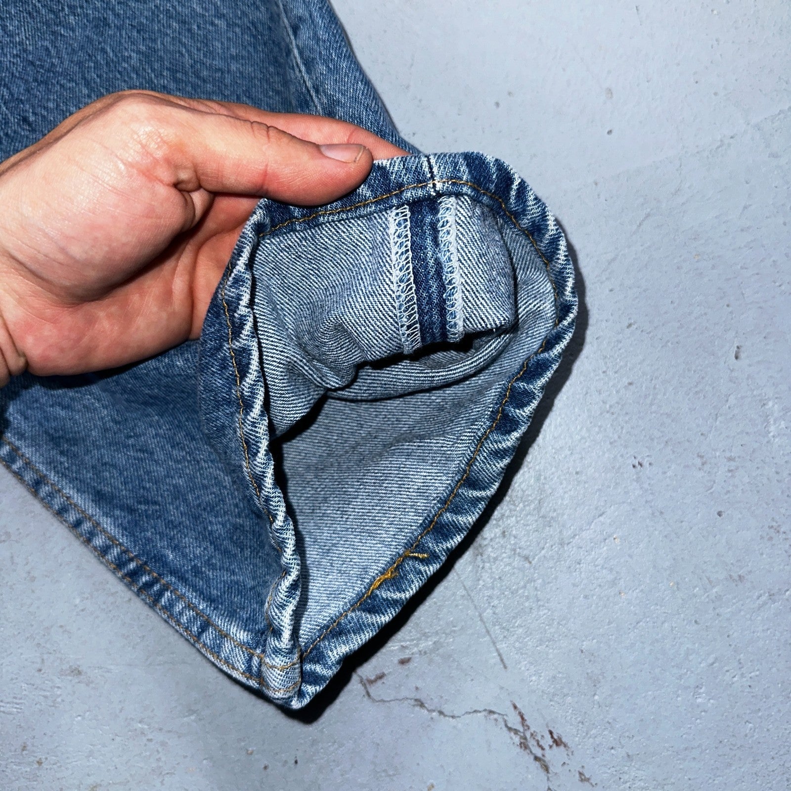 Levis 501 Vintage 90s USA XX Straight Leg Jeans Blue Med Wash 38x30 Act 36x29