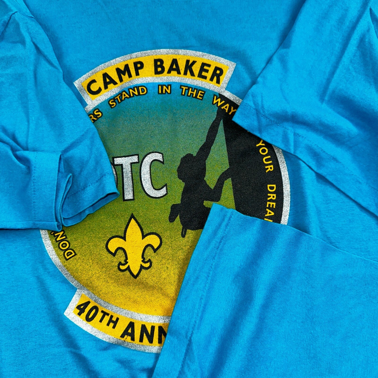 OTC Portland Oregon Camp Baker Hanes VTG T Shirt 90s Single Stitch Hike Climb