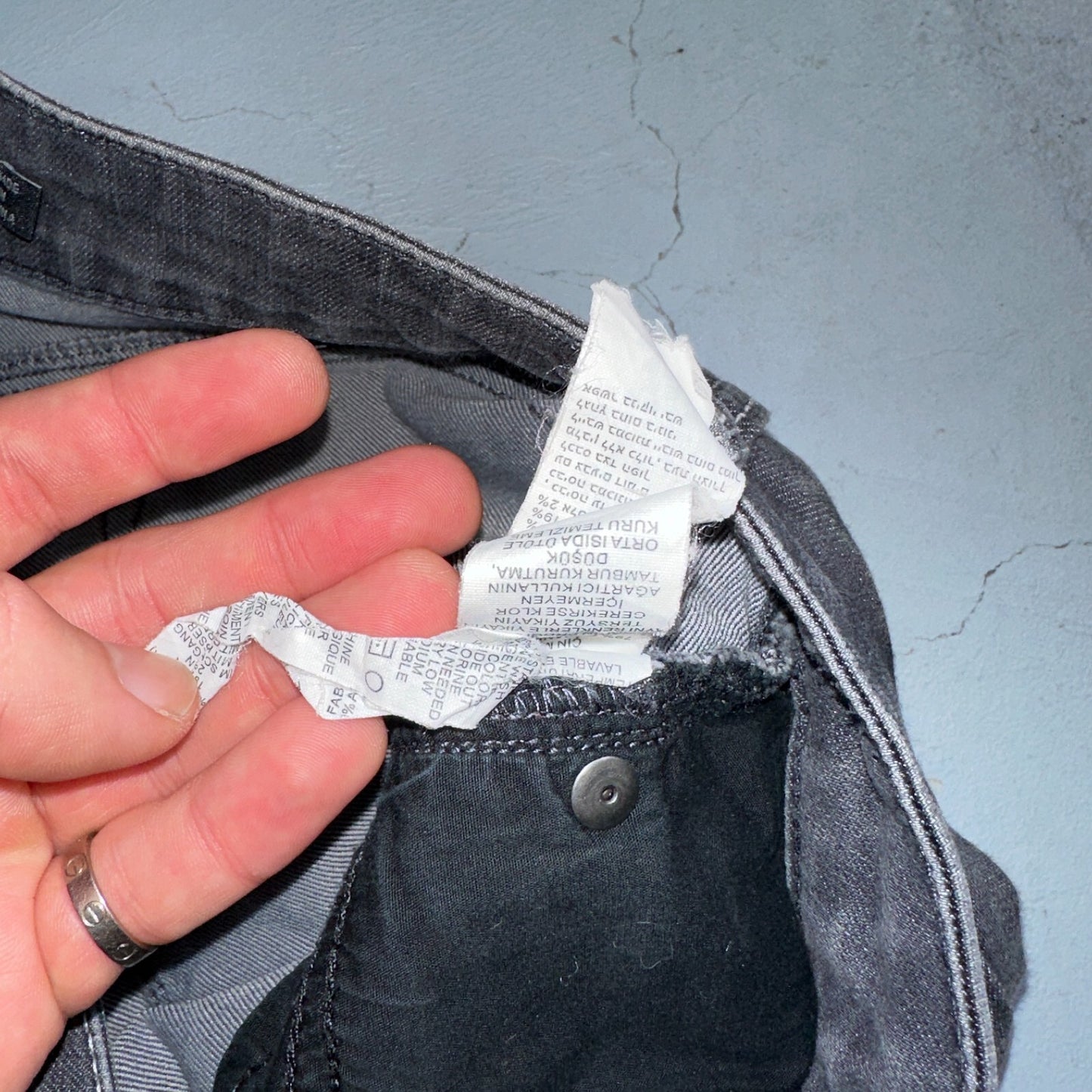 Prana Women's Size 2/26 Black Skinny Dark Wash Cotton Blend Stretch Denim Jeans