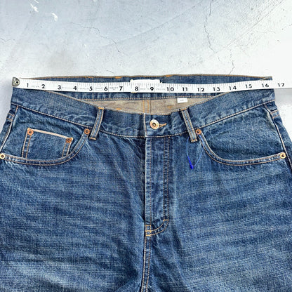 Taylor Stitch The Slim Jean Selvedge Red Line Blue Denim Mens 33 Cotton 33x33