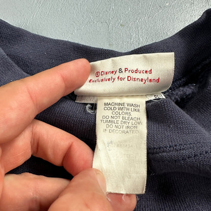 Disney Mickey Mouse VTG Sweatshirt Size XL Navy Crewneck Disneyland USA 90s