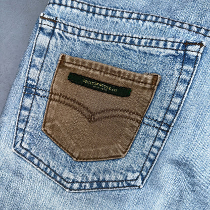 Levis VTG Silver Tab Jeans Mens Blue 40583 USA Made 90s Y2K 33x32 Ac 32x31