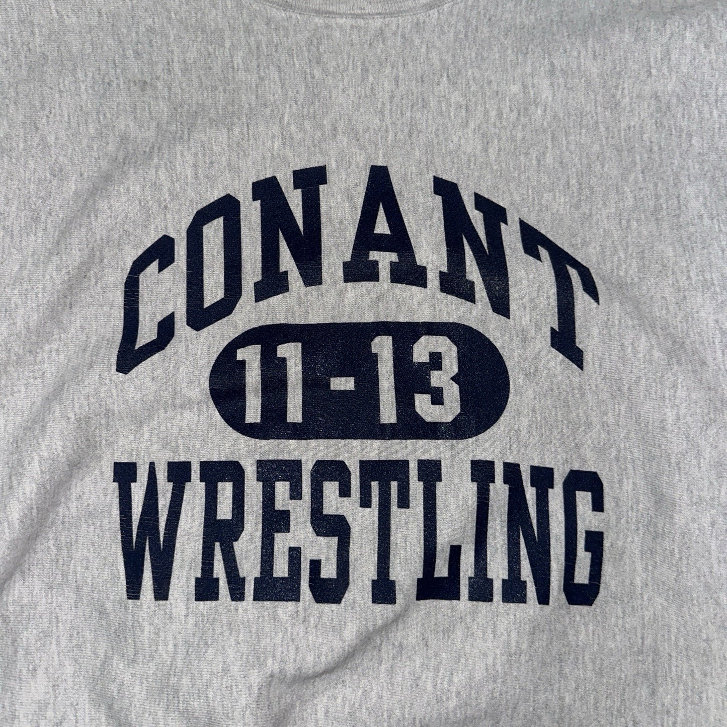 Champion Reverse Weave Vintage Wrestling Conant Sweatshirt L Y2K Gray Crewneck