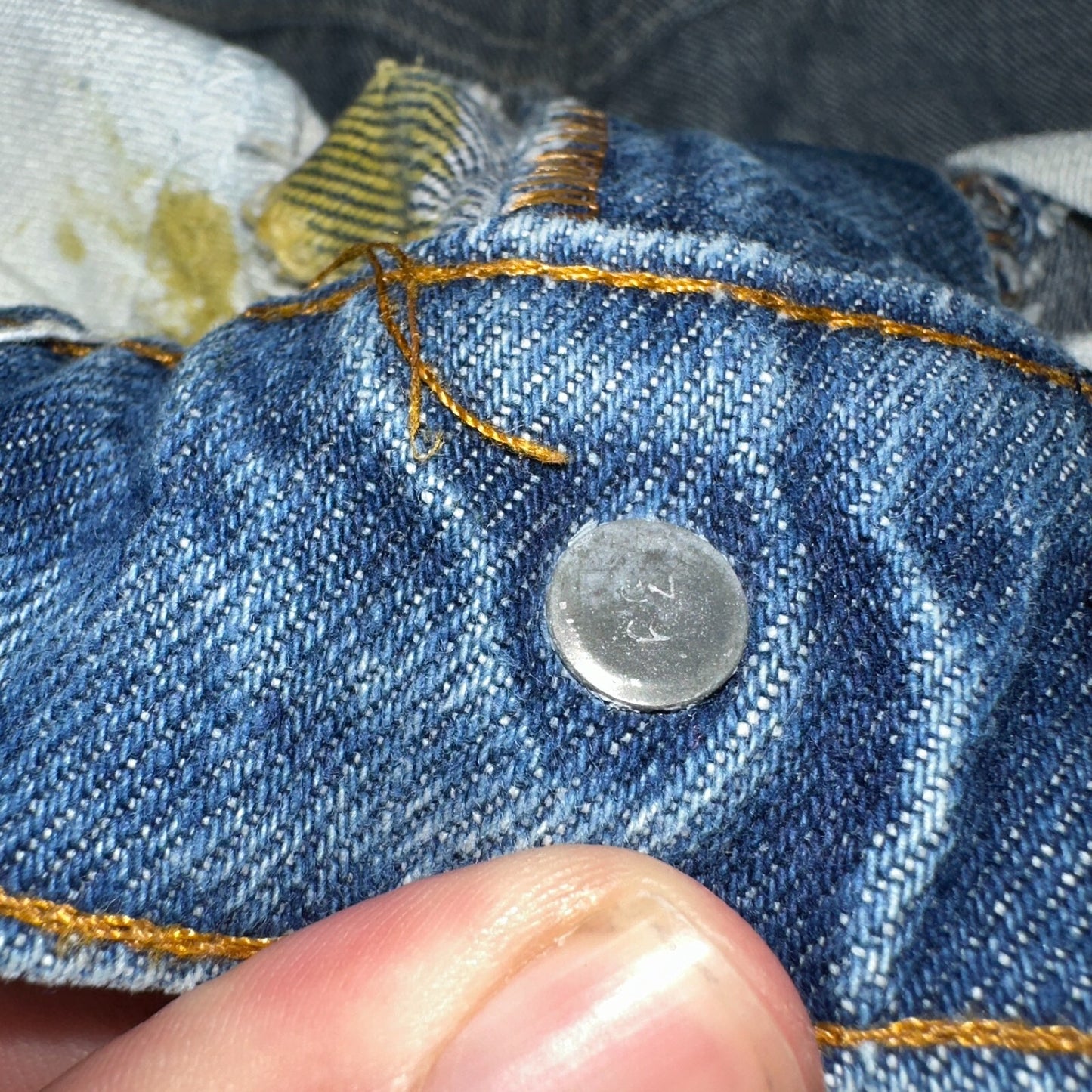 Levis 517 Vintage 80s USA Orange Tab Bootcut Flare Blue Worn Jeans Act 31x30