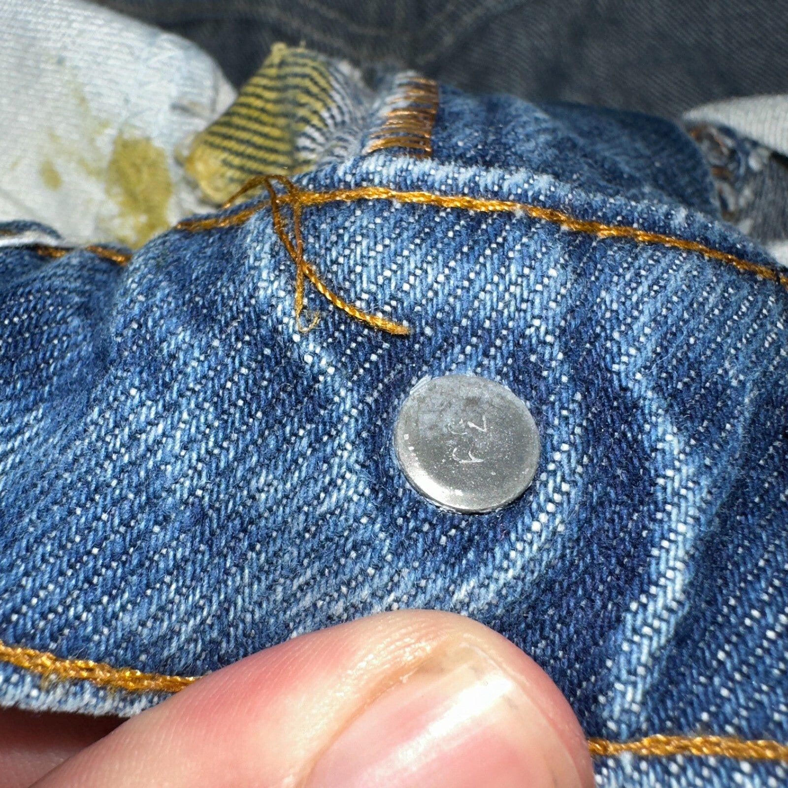 Levis 517 Vintage 80s USA Orange Tab Bootcut Flare Blue Worn Jeans Act 31x30