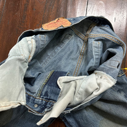 Levis LVC Big E VTG 90s Redline Selvedge Denim 505 Jeans USA Thrashed 36x34 501