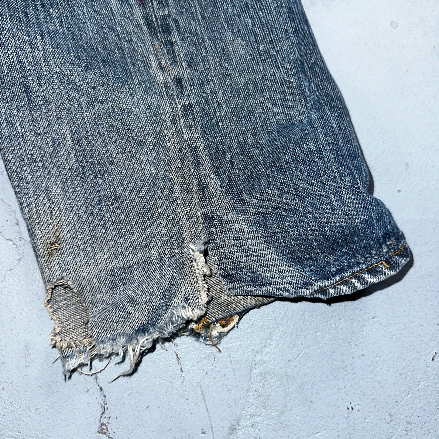 Levis 501 Vintage 70s SS Redline Selvedge USA XX Jeans Med Wash 32x34 Act 30x29