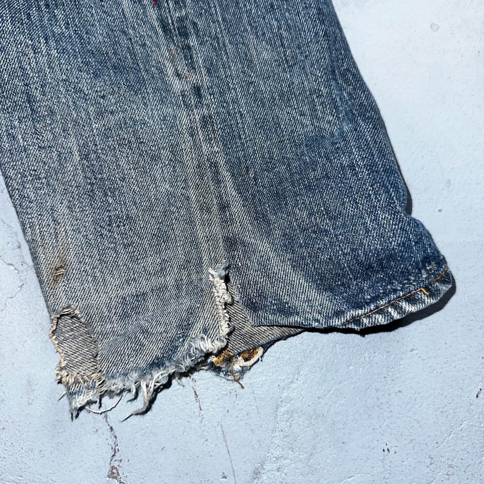 Levis 501 Vintage 70s SS Redline Selvedge USA XX Jeans Med Wash 32x34 Act 30x29