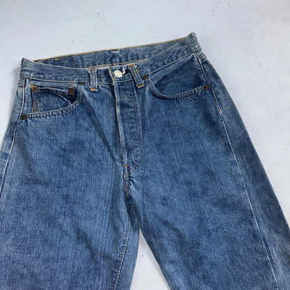 Levis 501 Vintage 70s SS Redline Selvedge USA XX Jeans Med Wash 30x31 Act 28x27