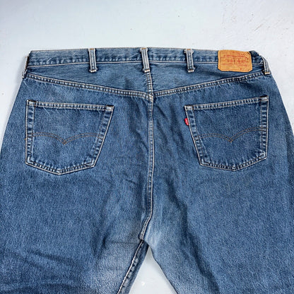 Levis 501 Vintage 80s Redline Selvedge USA XX Jeans Med Wash 48x32 Act 44x26