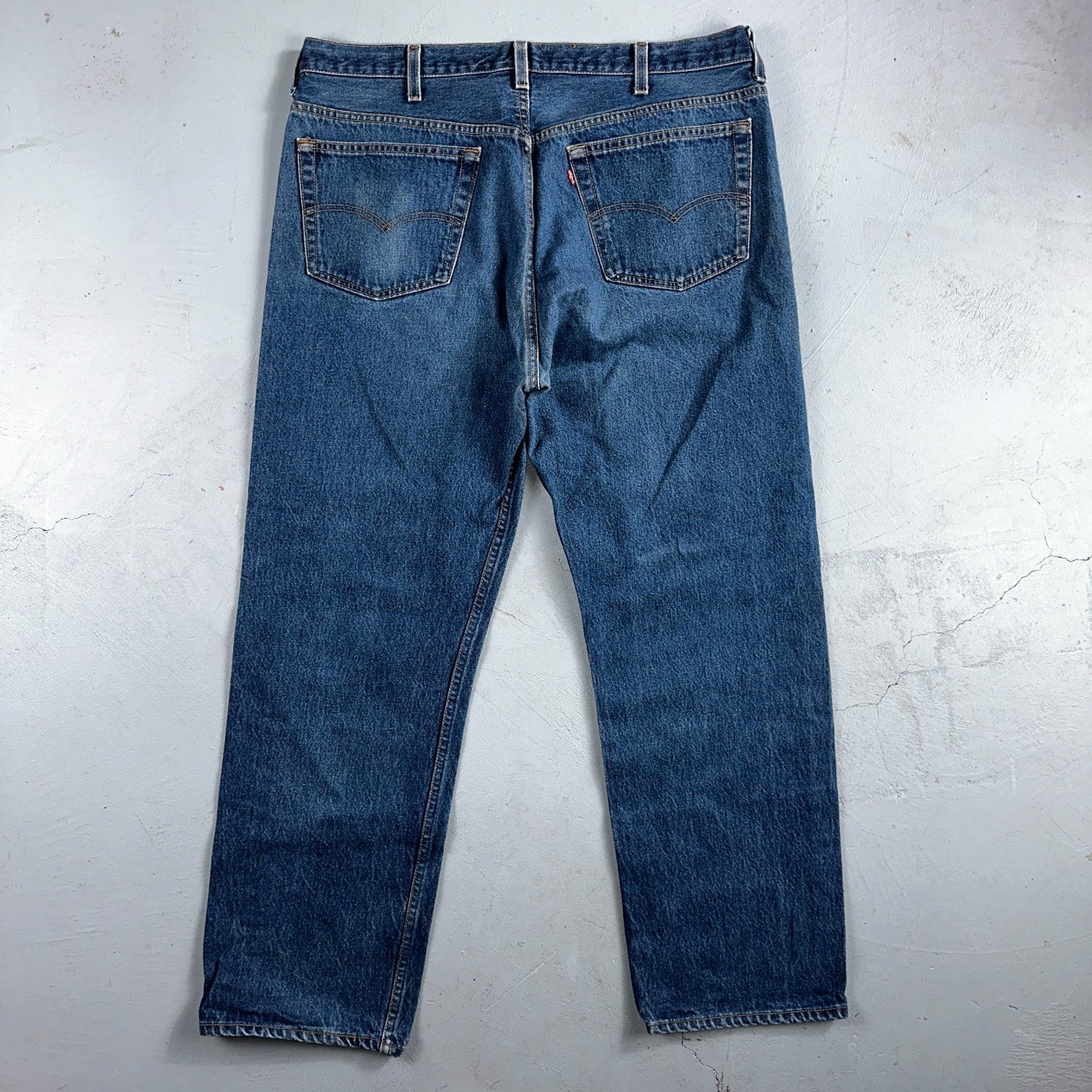 Levis 501 Vintage 80s USA XX Straight Leg Jeans Blue Med Wash 42x33 Act 37x28