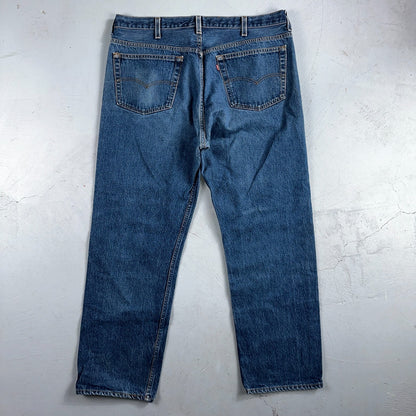 Levis 501 Vintage 80s USA XX Straight Leg Jeans Blue Med Wash 42x33 Act 37x28