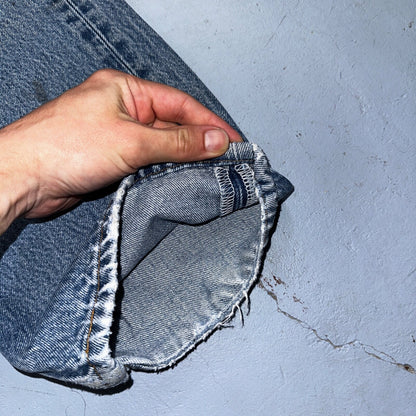 Levis 501 Vintage 90s XX Straight Leg Mexico Jeans 38x34 Light Wash Act 35x31