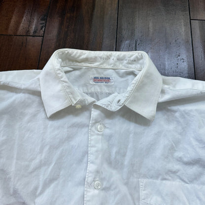Vintage Van Heusen Century 300 Men's Button Up Dress Shirt Size 15 1960s 60s