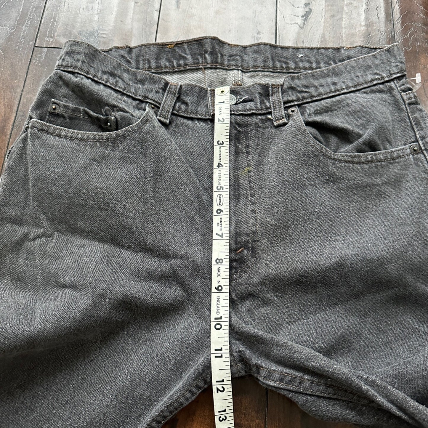 Vintage 90s Levis 505 34x30 Made In USA Tag Jeans Faded Grey 501 80s 31x28