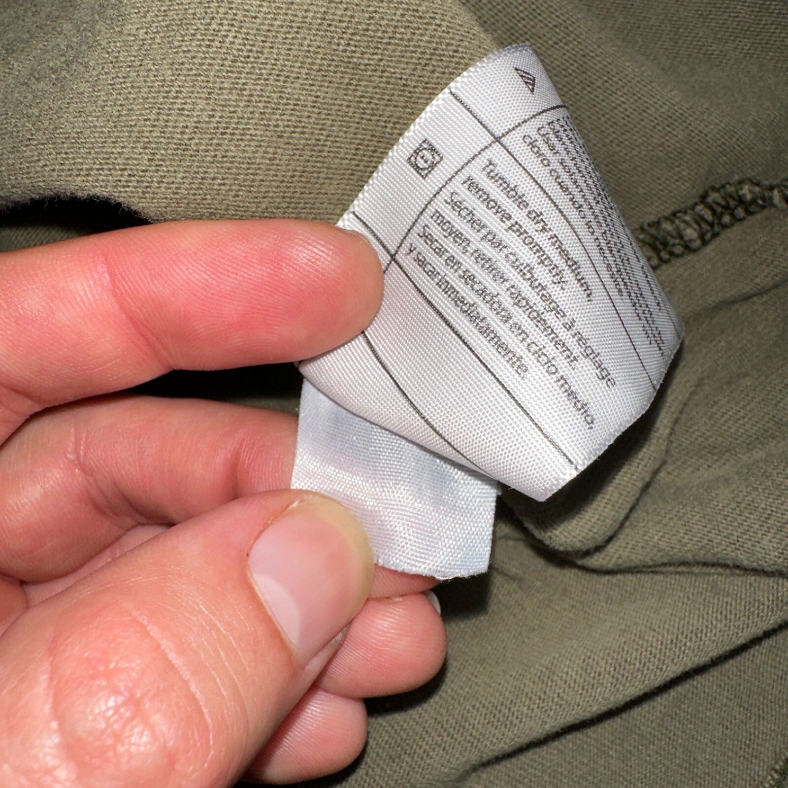 Carhartt K87 ARG Fit Pocket T-Shirt Mens 2XL Greeb Army Thrashed Holes Worn