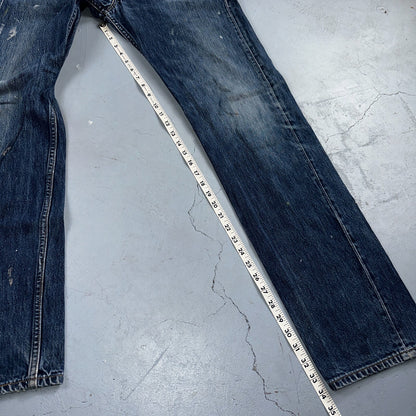 Levis 501 Vintage 90s XX Straight Leg Jeans Y2K Med Wash 33x36 Act 32x34