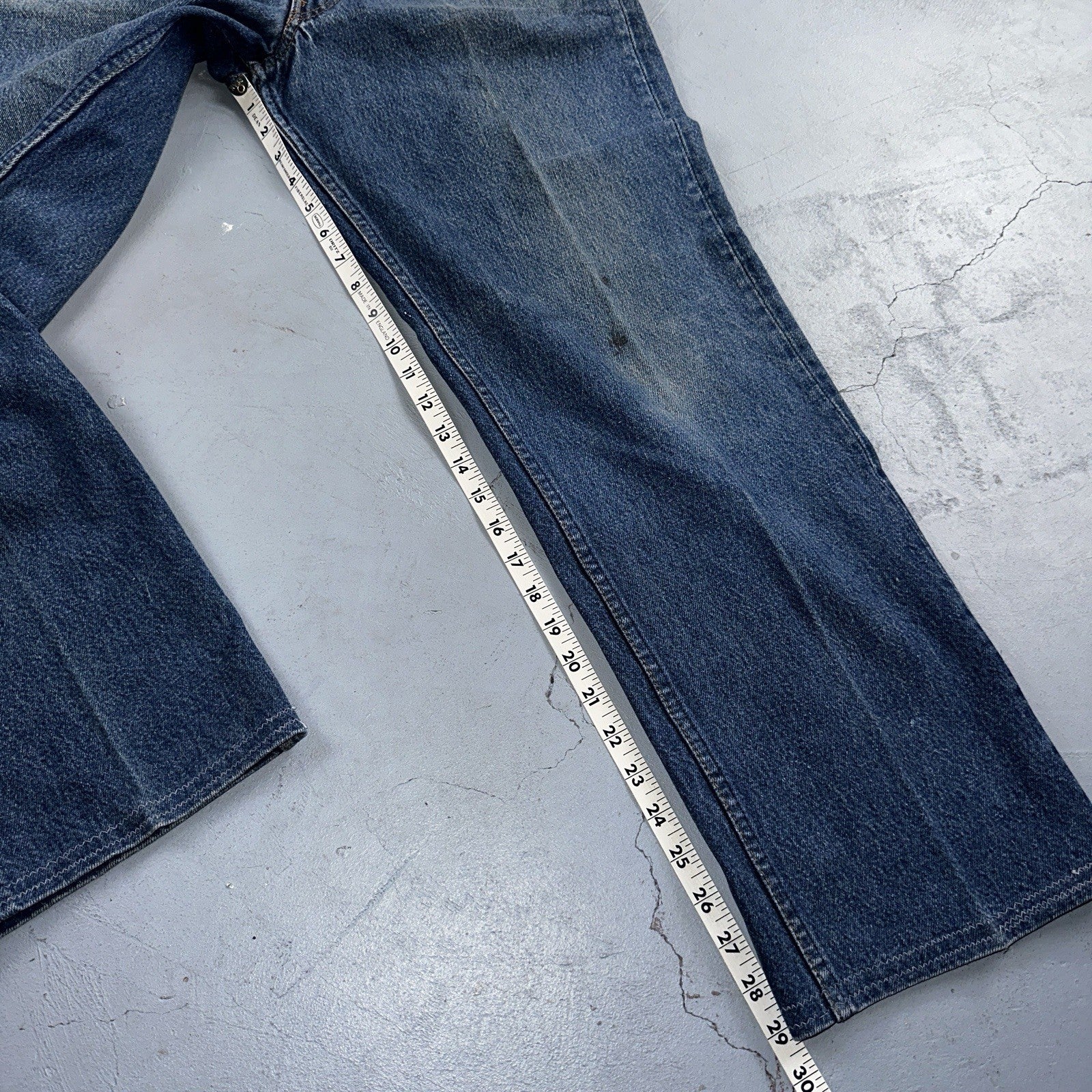 Levis 501 Vintage 80s USA XX Straight Leg Jeans Blue Light Wash 36x40 Act 32x29