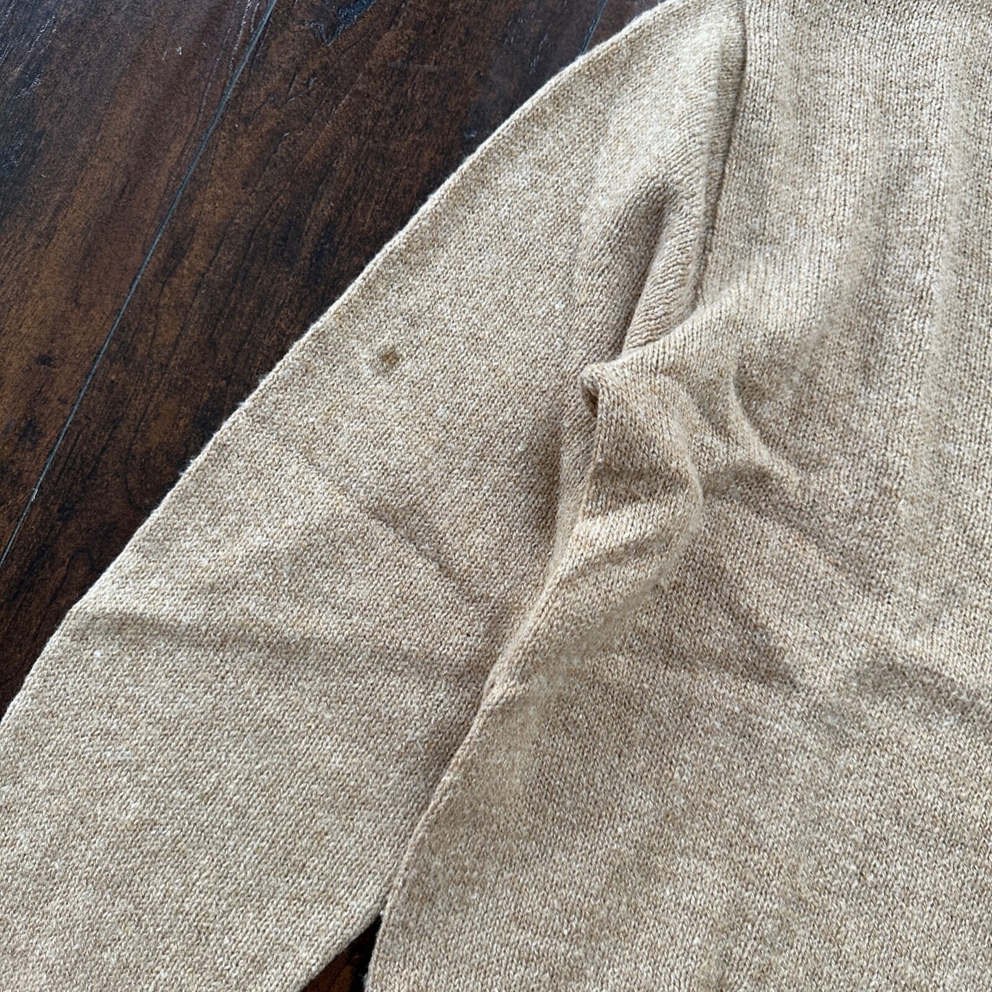 Vintage Jantzen Sweater Men's L Brown Pullover Blank Solid USA Made 90s