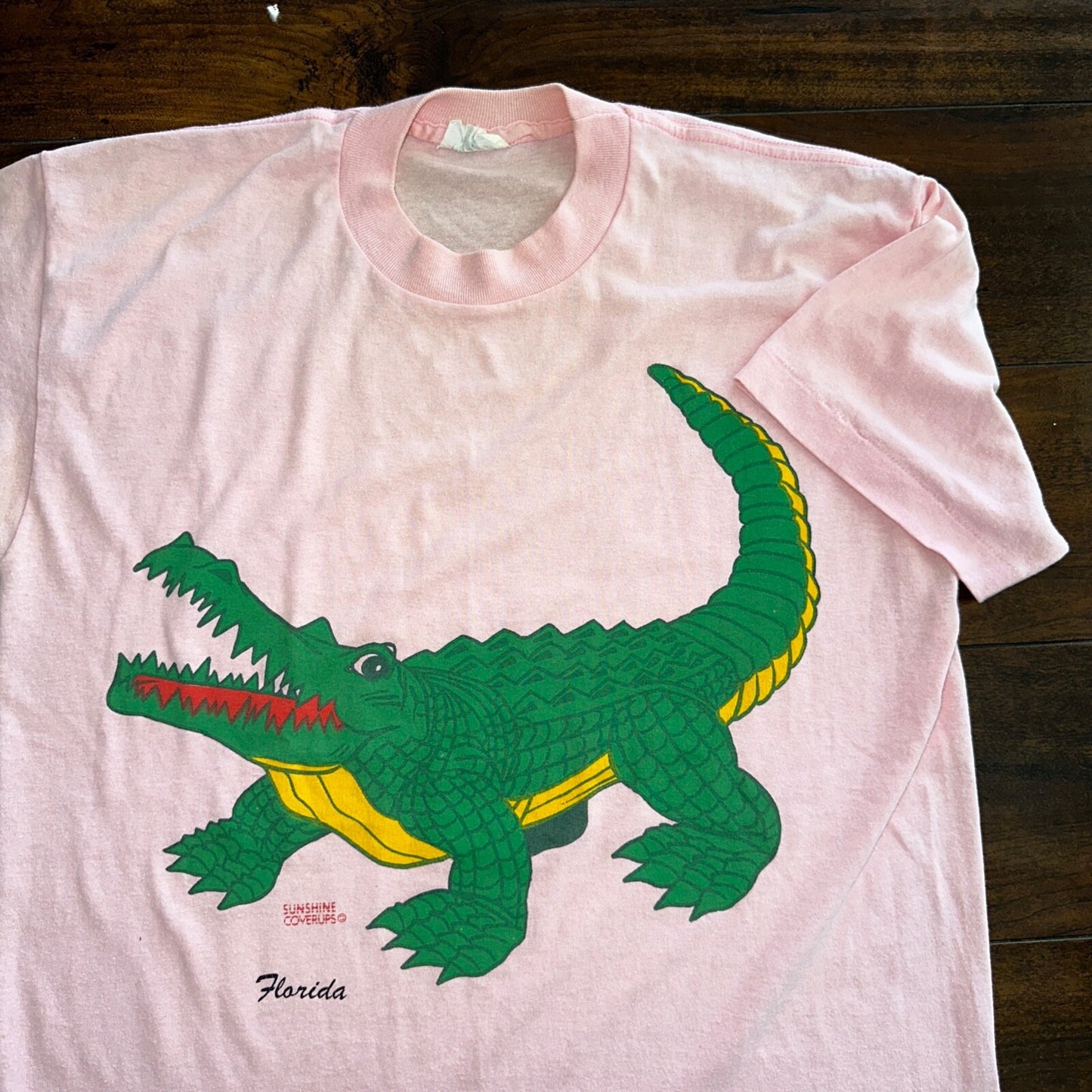 Alligator Vintage T Shirt Florida Abstract 80s Cute Cubes Crocodile Harry Styles