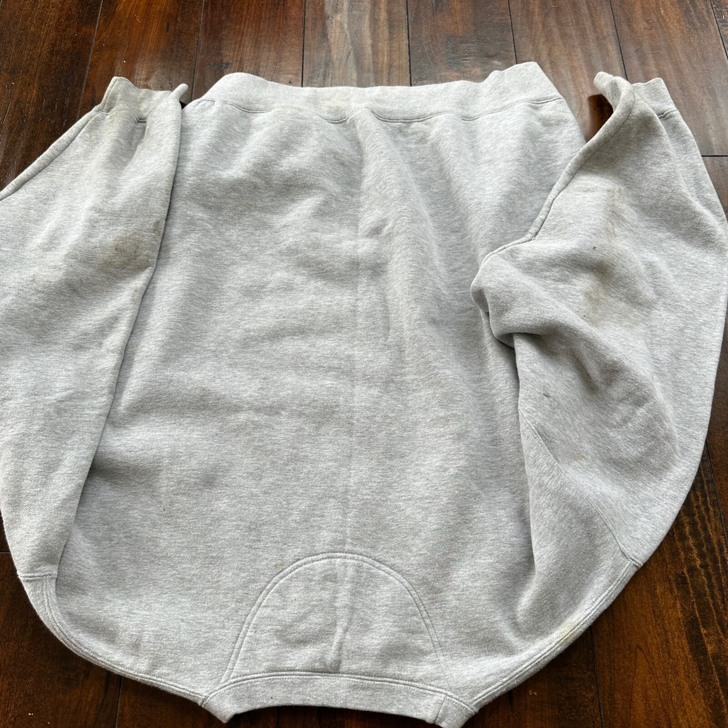 Vintage Nike Crewneck Sweater Gray Essential Super Bowl XXXV Tampa Y2K