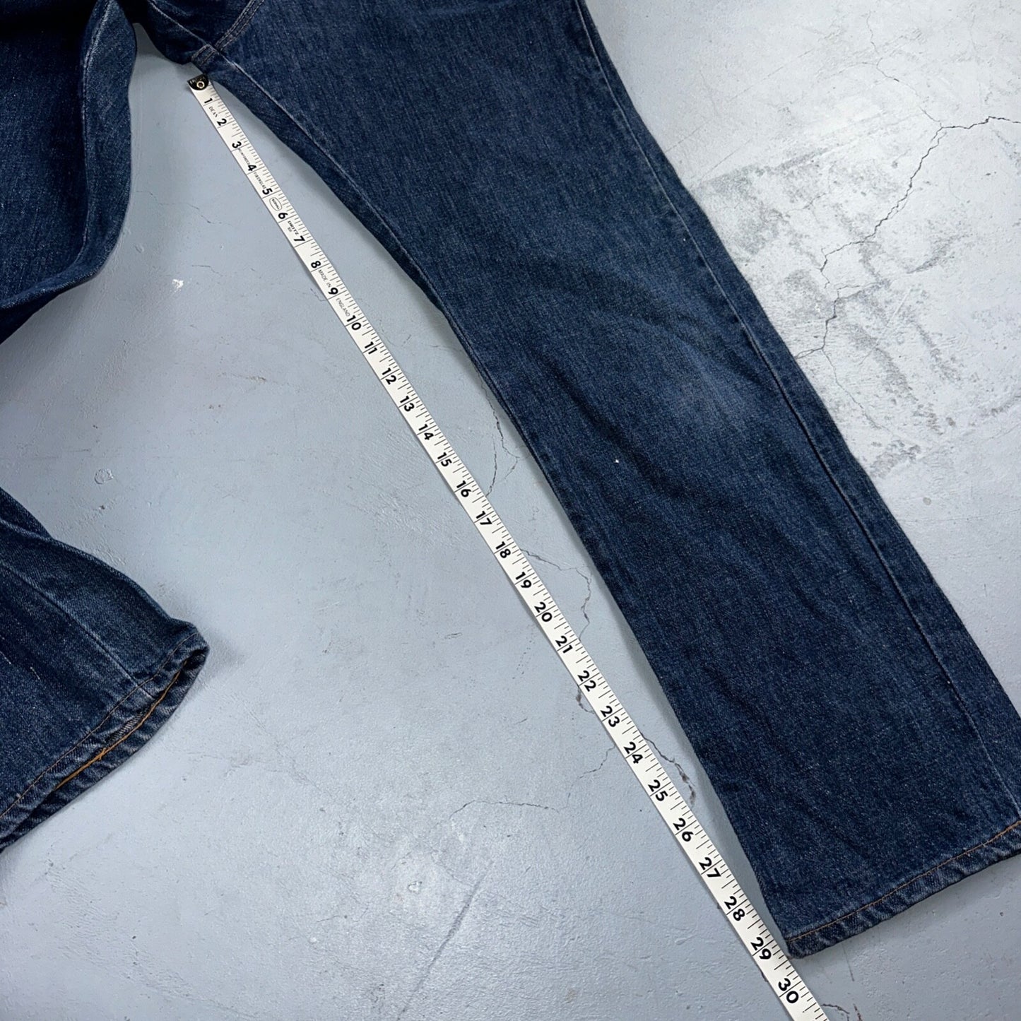 1970s VTG Workwear Denim Jeans Size 30x29 70s Rockabilly 501 High Rise Talon