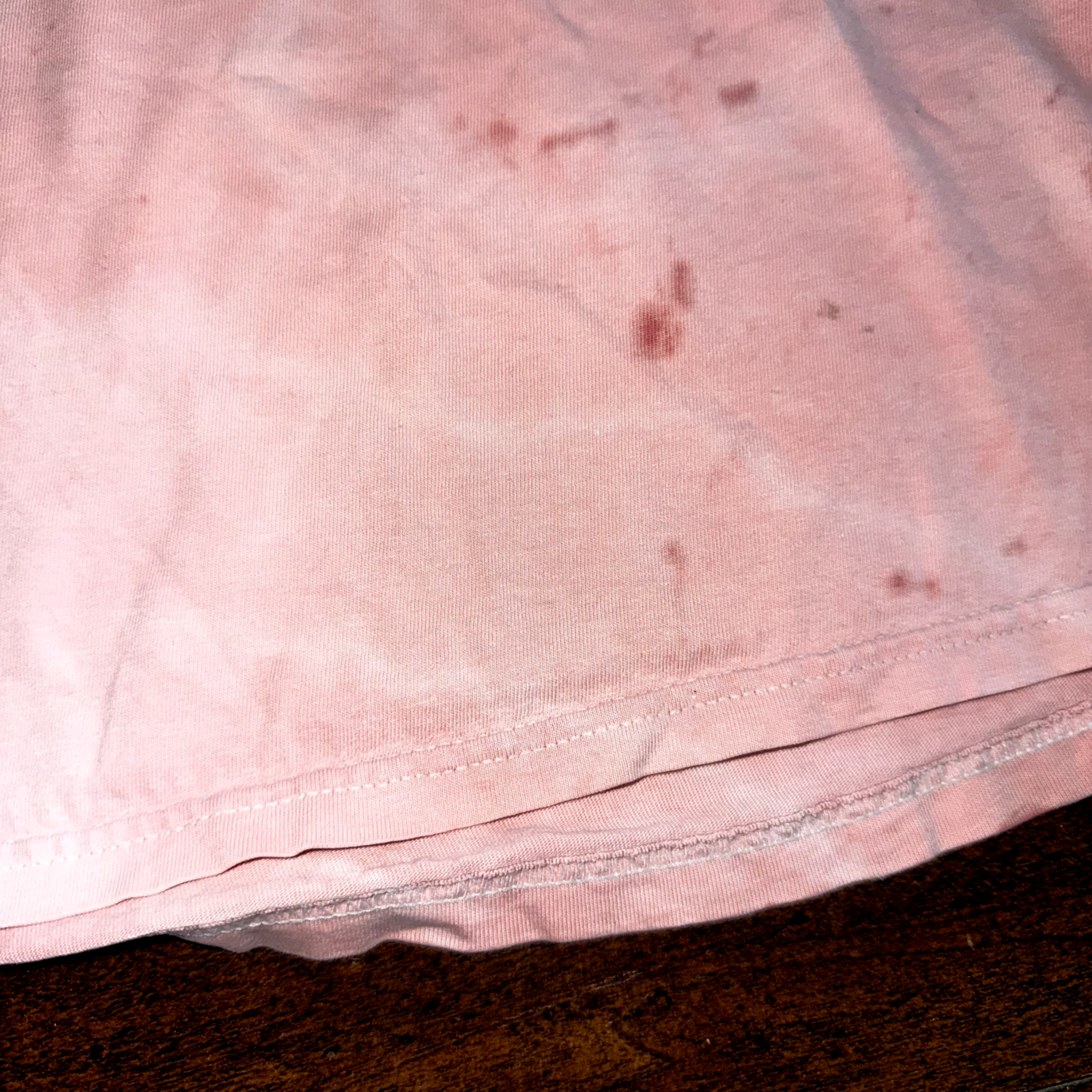 Nike Overyded Pink Y2K Vintage T Shirt Thrashed Heavy Wear Basic Center Swoosh