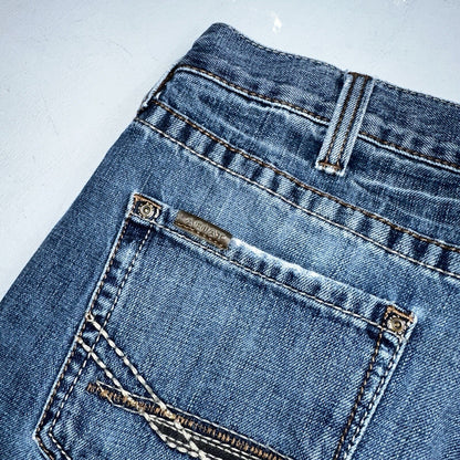 Ariat Jeans Mens 36x34 Blue M4 Boot Cut Relaxed Coltrane Jeans Denim Medium Wash