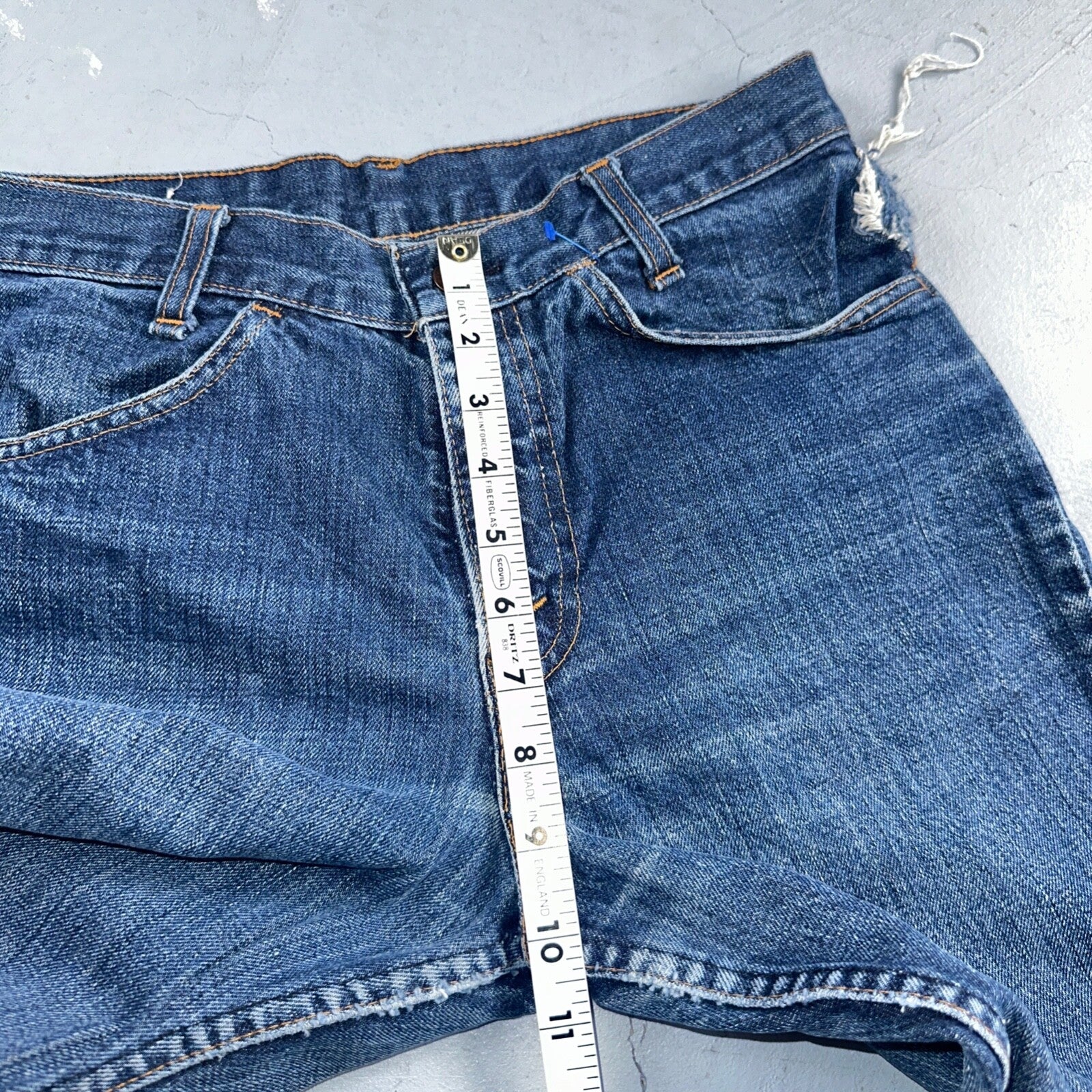 Levis 746 Vintage 70s USA Orange Tab Bootcut Flare Blue Bell Bottom Jeans 29x26