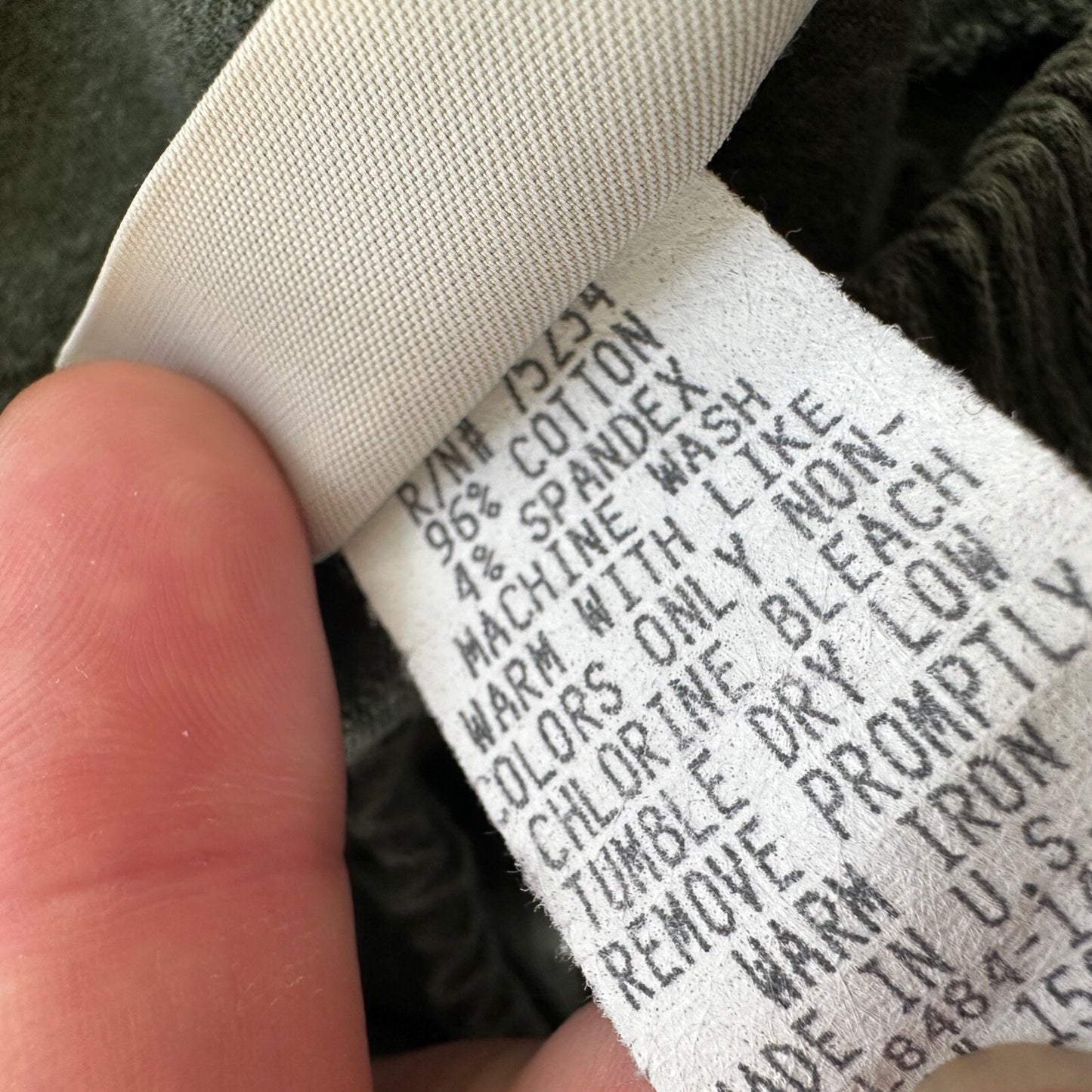 VTG 90s STAMPEDE WOMEN'S PLUS 3X Green 28x27 COTTON Spandex CASUAL PANTS