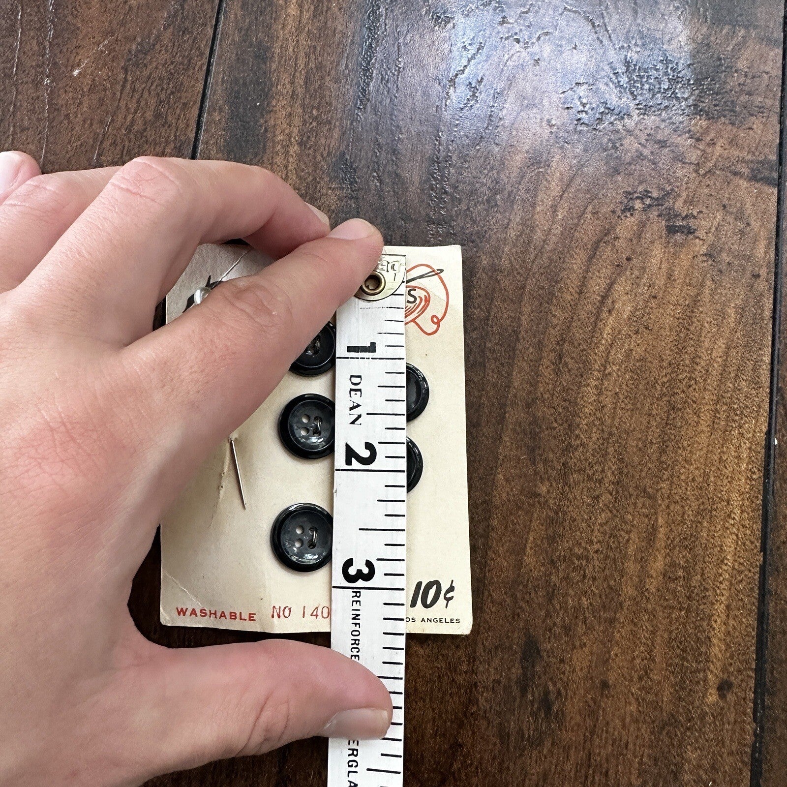 1 Cards Pacific and Sierra Vintage Buttons Full Set 10 Cents Old 1950s