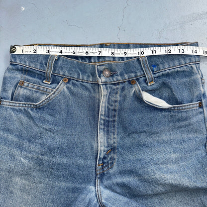 Levis 716 Vintage 80s USA Orange Tab Bootcut Flare Blue Bell Bottom Jeans 29x27