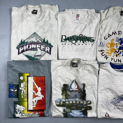Vintage Oregon T Shirt Lot Of 8 Portland Camp Hike Travel 90s Single Stitch OTC